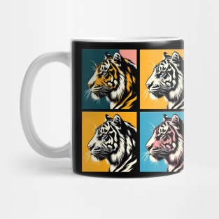 Dazzling Pop Art Tiger Print - Unleash the Power of Art in Your Space! Mug